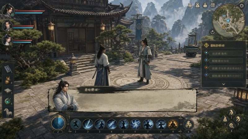 金庸群侠传5爱与死仙狐MOD六周年 地图探索 演示图 3