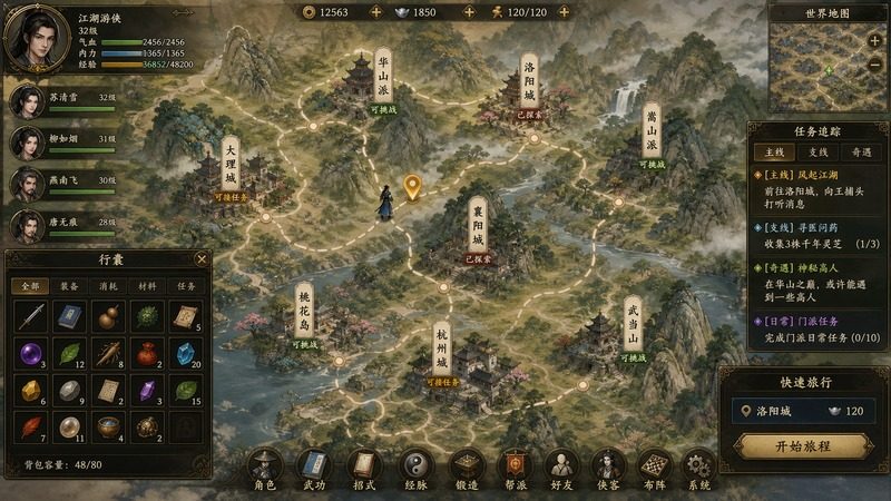 金庸群侠传5爱与死仙狐MOD六周年 场景演出 展示图 8